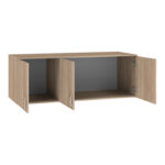 Πατάρι ντουλάπας Royal pakoworld τρίφυλλο sonoma 150x58x53εκ