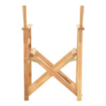 Σκελετός πολυθρόνας σκηνοθέτη Kompa pakoworld μασίφ ξύλο οξιάς σε φυσική απόχρωση 56.5x54x88εκ - Image 4