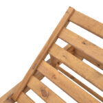 Ξαπλώστρα Zalka pakoworld L1 σε καρυδί απόχρωση 66x197x28εκ - Image 5