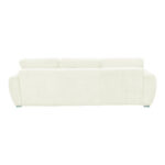 Γωνιακός αναστρέψιμος καναπές-κρεβάτι Vivad pakoworld ύφασμα σε μπεζ απόχρωση 275x164x91εκ - Image 3