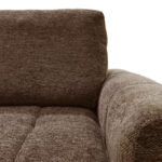 Γωνιακός αναστρέψιμος καναπές-κρεβάτι Vivad pakoworld ύφασμα σε απόχρωση σκούρο καφέ 275x164x91εκ - Image 5