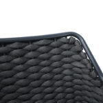 Πολυθρόνα Ortegia pakoworld αλουμινίου με ανθρακί σκελετό και σχοινί 57x62x82εκ - Image 5