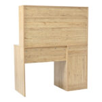 Γραφείο εργασίας Secreta pakoworld με ράφι σε oak απόχρωση 110x50x135εκ - Image 2