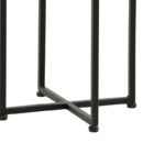 Βοηθητικό τραπέζι Miles ΙΙ pakoworld μασίφ ξύλο ακακίας σε φυσική απόχρωση με μαύρα μεταλλικά πόδια 29x29x54εκ - Image 5