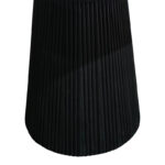 Τραπέζι Canicule pakoworld μασίφ ξύλο ακακίας σε μαύρη απόχρωση Φ120x75εκ - Image 3