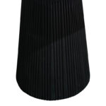 Τραπέζι σαλονιού Canicule pakoworld μασίφ ξύλο ακακίας μαύρο Φ80x40εκ - Image 2