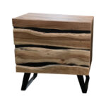 Σετ κρεβατοκάμαρας Imena pakoworld 4τεμ μασίφ ξύλο 160x200εκ - Image 2