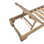 Ξαπλώστρα Fendy pakoworld ξύλο ελάτου σε καρυδί απόχρωση 71.5x200x24εκ - Image 3