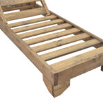 Ξαπλώστρα Fendy pakoworld ξύλο ελάτου σε καρυδί απόχρωση 71.5x200x24εκ - Image 5