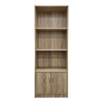 Βιβλιοθήκη Tekaro pakoworld σε sonoma απόχρωση 60x29x166εκ - Image 3