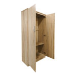 Ντουλάπα δίφυλλη Lego pakoworld σε Sonoma απόχρωση 80x42x180εκ