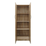 Ντουλάπα δίφυλλη Lego pakoworld σε sonoma απόχρωση 60x42x180εκ - Image 2