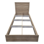 Κρεβάτι Athos pakoworld σε sonoma απόχρωση 90x190εκ - Image 3