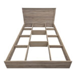 Κρεβάτι Athos pakoworld σε sonoma απόχρωση 140x200εκ - Image 3