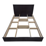 Κρεβάτι Athos pakoworld σε wenge απόχρωση 140x200εκ - Image 3