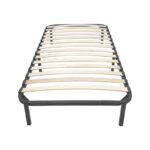 Κρεβάτι-υπόστρωμα Amaso pakoworld μεταλλικό μαύρο 90x190x28εκ - Image 2