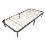 Κρεβάτι-υπόστρωμα Amaso pakoworld μεταλλικό μαύρο 90x190x28εκ - Image 3