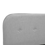 Κρεβάτι LumiLux pakoworld ύφασμα σε γκρι απόχρωση 160x200εκ - Image 4