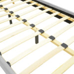 Κρεβάτι LumiLux pakoworld ύφασμα σε γκρι απόχρωση 160x200εκ - Image 5