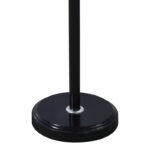 Καλόγερος Sinem pakoworld μέταλλο σε μαύρη-φυσική απόχρωση Φ30x175εκ - Image 2