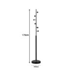 Καλόγερος Sinem pakoworld μέταλλο σε λευκή-φυσική απόχρωση Φ30x175εκ - Image 3