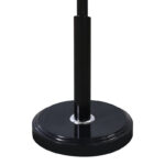 Καλόγερος Portu pakoworld μέταλλο σε μαύρη-φυσική απόχρωση Φ30x170εκ - Image 2