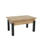 Τραπέζι Σαλονιού Transformer Χρυσό Δρυς 90x60x50cm - Image 2