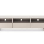 Έπιπλο τηλεόρασης ALBION με συρτάρια Λευκό Kazmir 180x44x39cm