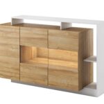 Μπουφές 21110-ALV Grandson + Λευκό 155x93,5x44cm