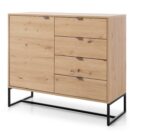 Μπουφές Amber χρώμα φυσικό Artisan 103x89x39cm