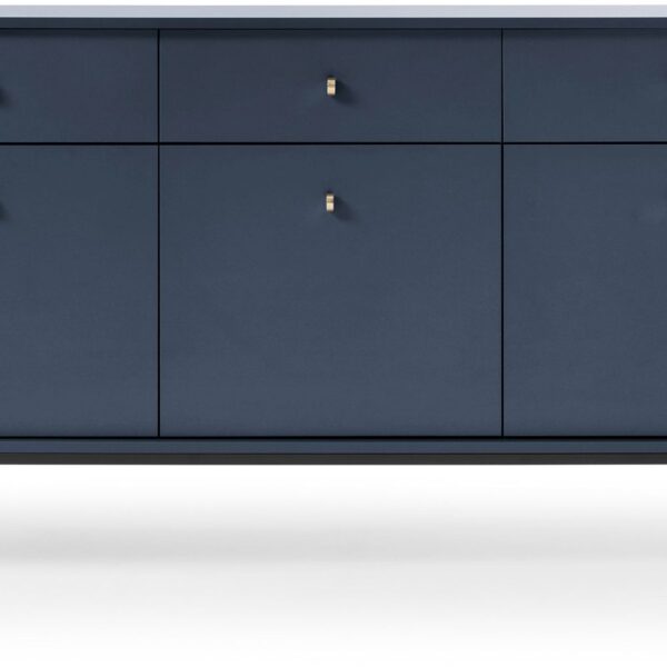 Μπουφές Mono χρώμα μπλε 154x83x39cm