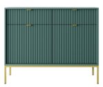 Μπουφές Nova Πράσινο + Χρυσό 104x83x39cm