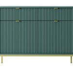 Μπουφές Nova Πράσινο + Χρυσό 104x83x39cm