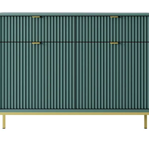 Μπουφές Nova Πράσινο + Χρυσό 104x83x39cm