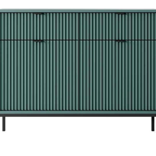 Μπουφές Nova Πράσινο + Ανθρακί (βάση+πόμολα) 104x83x39cm