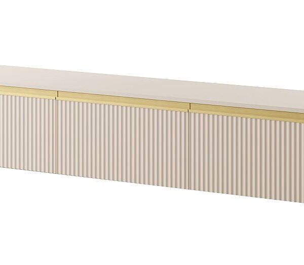 Κρεμαστό Έπιπλο τηλεόρασης Royal Μπεζ 181x36x39cm