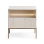 Κομοδίνο Sento Λευκό Kazmir 54x56x39cm