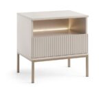 Κομοδίνο Sento Λευκό Kazmir 54x56x39cm - Image 2