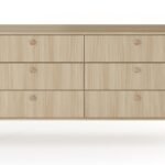 Συρταριέρα Viki Φυσικό Dab Barista 163x83x38cm