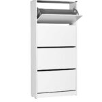 Παπουτσοθήκη Flat 540 Λευκό 73x157x26cm (ΠxΥxΒ)