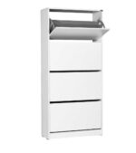 Παπουτσοθήκη Flat 540 Λευκό 73x157x26cm (ΠxΥxΒ)