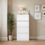 Παπουτσοθήκη Flat 540 Λευκό 73x157x26cm (ΠxΥxΒ) - Image 2