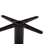 ΒΑΣΗ ΜΕΤΑΛΛΙΚΗ ΜΠΑΡ ΜΕΣΑΙΟΥ ΥΨΟΥΣ ΓΚΡΙ ΜΑΤ HM474.20 ΣΤΑΥΡΟΣ 46Χ46εκ 45Χ45Χ94Υεκ. - Image 5