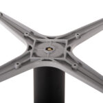 ΒΑΣΗ ΤΡΑΠΕΖΙΟΥ ΑΛΟΥΜΙΝΙΟΥ ΜΑΥΡΟ ΜΑΤ HM475.01 ΣΤΑΥΡΟΣ 46Χ46εκ 46Χ46Χ72Υεκ. - Image 6