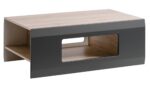 Τραπεζάκι σαλονιού CLIF Γραφίτης+Sanremo  100x61x39cm
