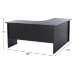 ΓΡΑΦΕΙΟ ΓΩΝΙΑ ΕΠΑΓΓΕΛΜΑΤΙΚΟ CAITLYN 150Χ150Χ75εκ HM2019.02 ΒΕΓΓΕ - Image 2