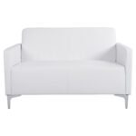 ΚΑΝΑΠΕΣ 2ΘΕΣΙΟΣ NELLIE HM3159.22 ΜΕ ΛΕΥΚΟ PU 113x71x71Υ εκ. - Image 3