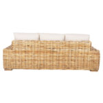 ΚΑΝΑΠΕΣ ΤΡΙΘΕΣΙΟΣ ΕΞ.ΧΩΡΟΥ TROPEL HM9808 ΞΥΛΟ MANGO-RATTAN ΦΥΣΙΚΟ-ΛΕΥΚΑ ΜΑΞΙΛΑΡΙΑ 216x88x85Υεκ - Image 6