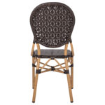 ΚΑΡΕΚΛΑ ΑΛΟΥΜΙΝΙΟΥ BAMBOO LOOK ΜΕ ΚΑΦΕ PE RATTAN HM5925.01 47x58x95Yεκ. - Image 6