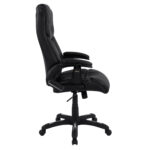 ΚΑΡΕΚΛΑ ΓΡΑΦΕΙΟΥ THORIN HM1050.01 ΜΕ MASSAGE ΜΑΥΡΗ HOMEMARKT 62x70x127Y εκ. - Image 4